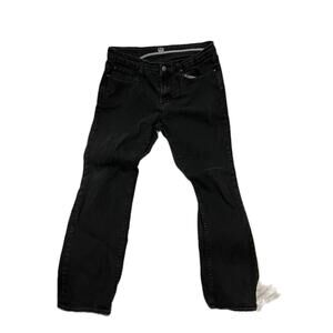 Ike Behar Straight Black Jeans Mens 34x32